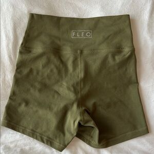 FLEO Women's Olive Green Shorts